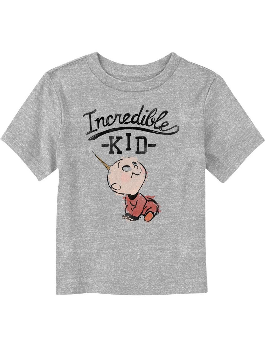 Disney Pixar The Incredibles Jack-Jack Incredible Kid Toddler T-Shirt, ATH HTR, hi-res