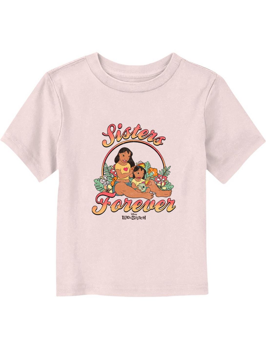 Disney Lilo & Stitch Sisters Forever Toddler T-Shirt, LIGHT PINK, hi-res