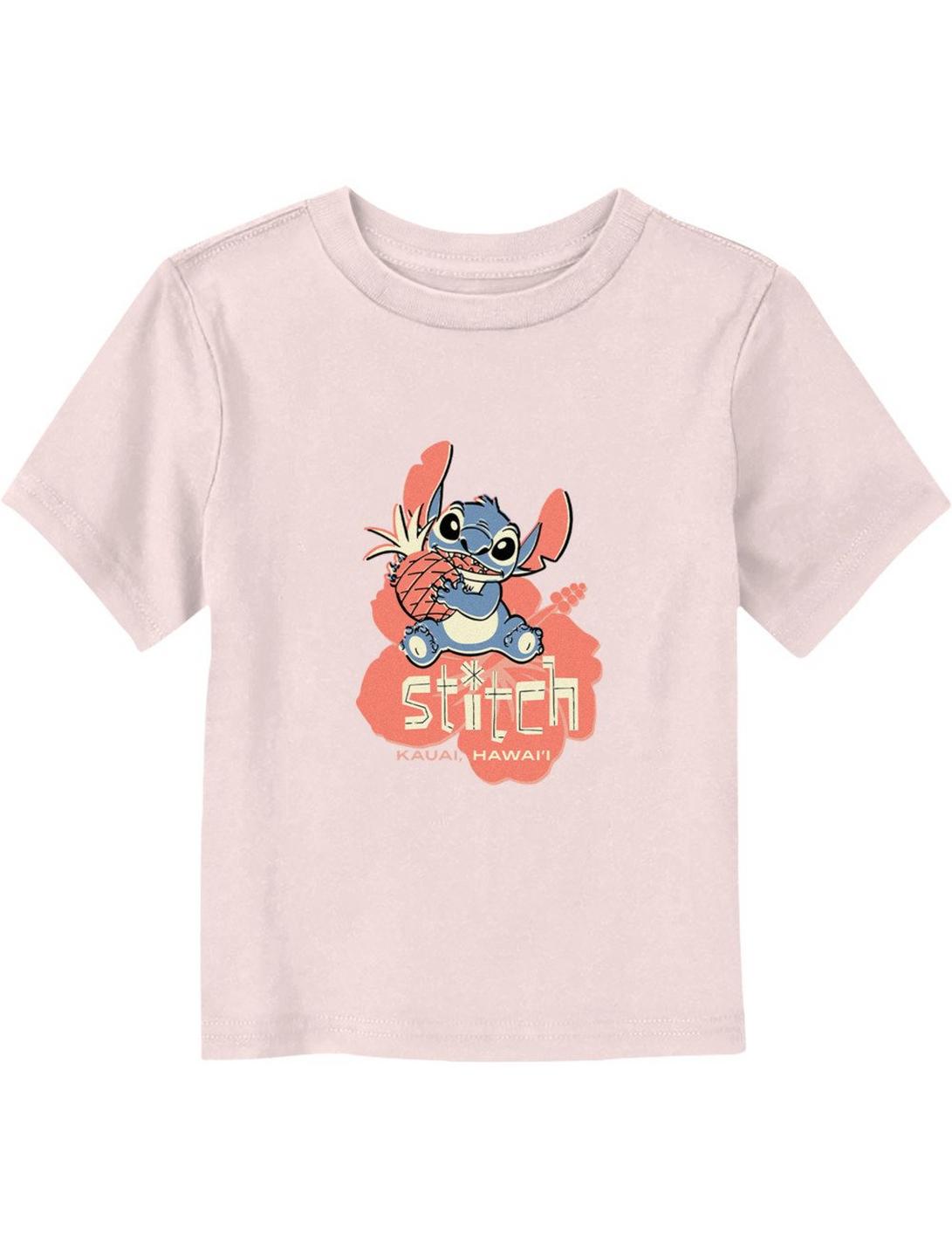 Disney Lilo & Stitch Hawaii Pineapple Toddler T-Shirt, LIGHT PINK, hi-res