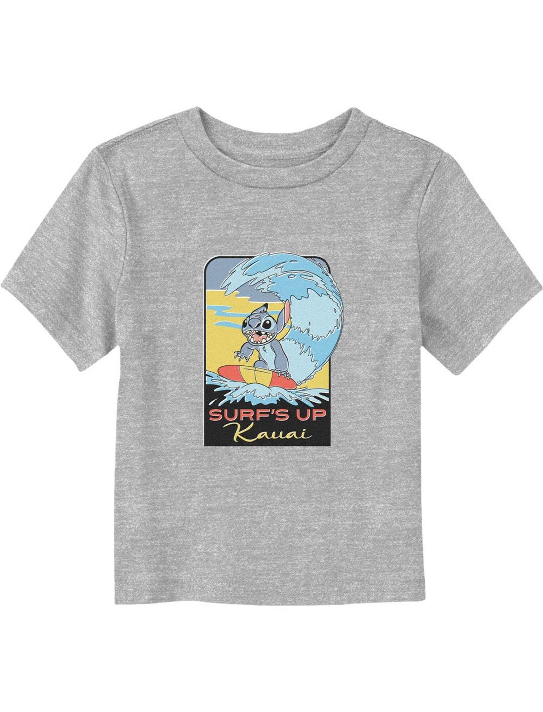 Disney Lilo & Stitch Surf's Up Kauai Toddler T-Shirt, ATH HTR, hi-res
