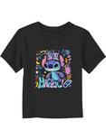 Disney Lilo & Stitch Trouble Maker Toddler T-Shirt, BLACK, hi-res
