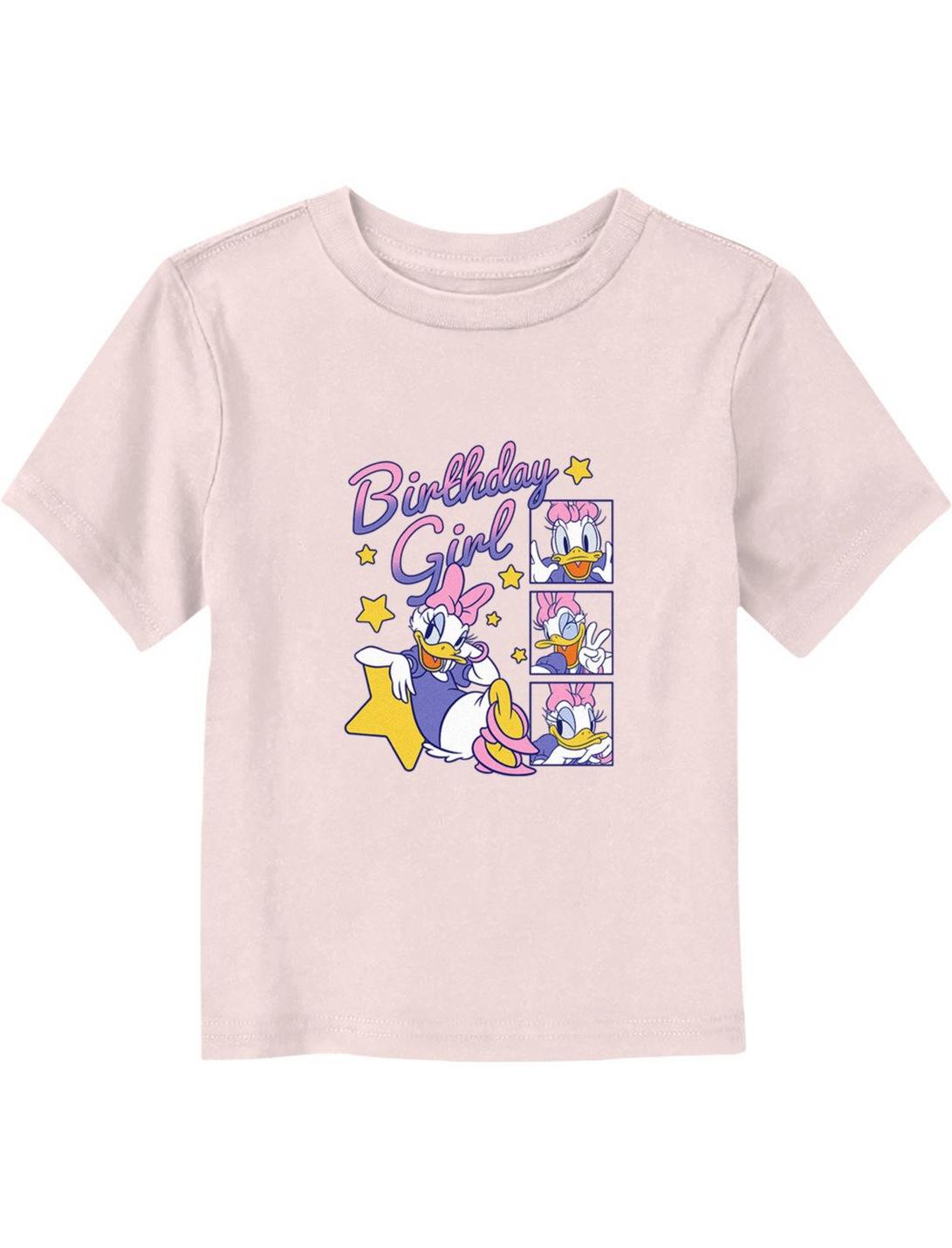 Disney Daisy Duck Birthday Girl Toddler T-Shirt, LIGHT PINK, hi-res