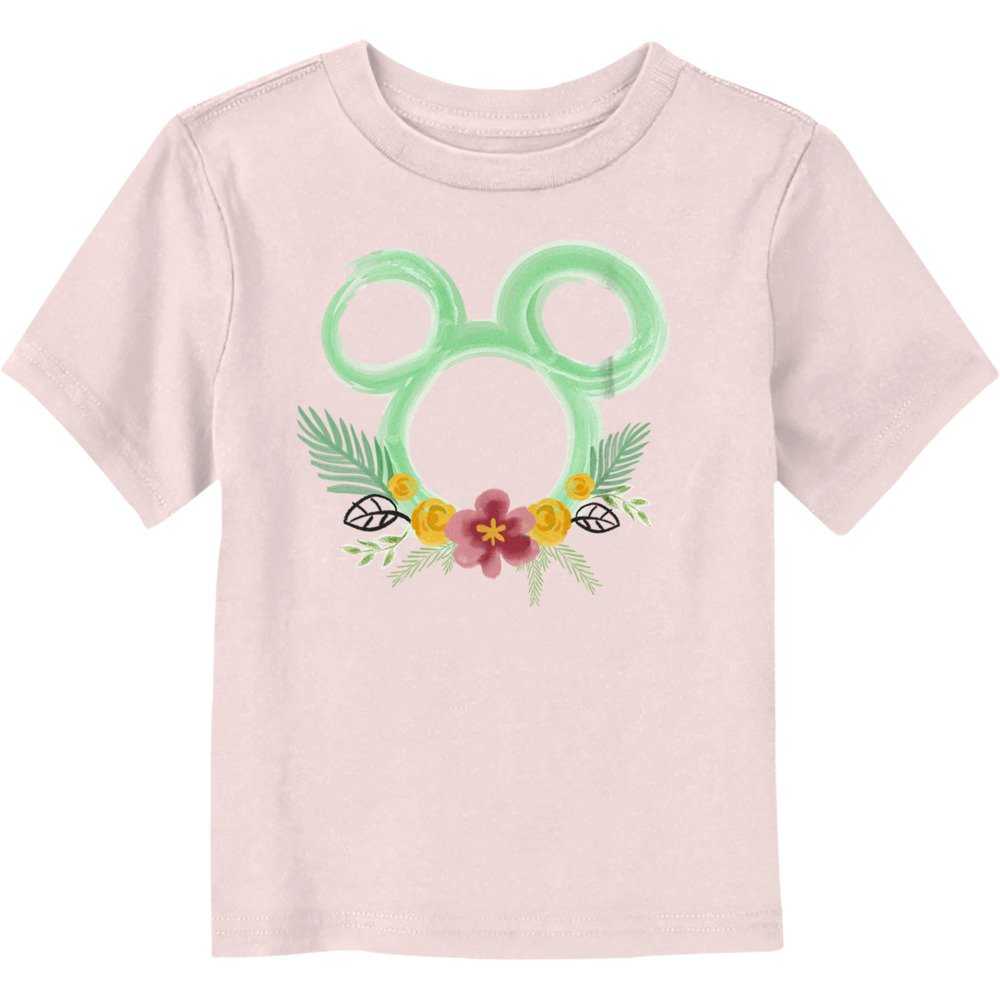 Disney Mickey Mouse Floral Piece Toddler T-Shirt, , hi-res