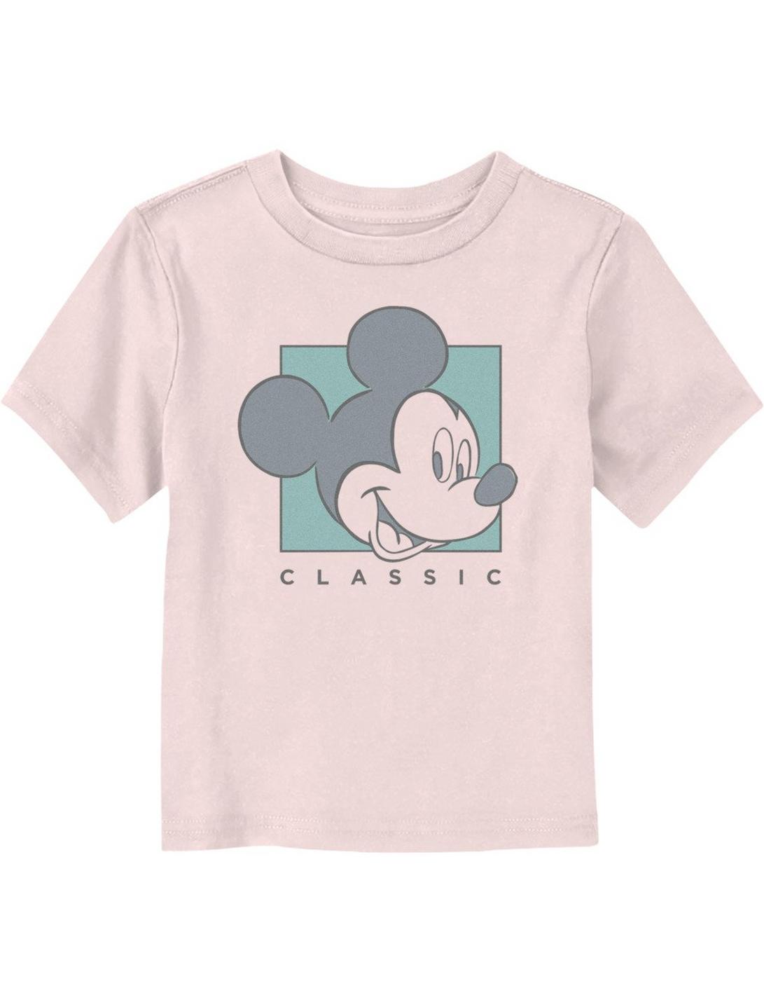 Disney Mickey Mouse Classic Square Toddler T-Shirt, LIGHT PINK, hi-res