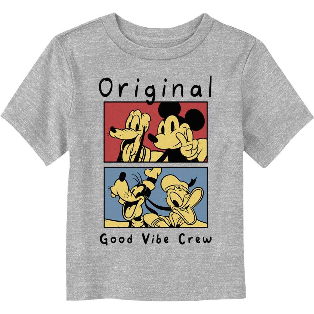 Disney Mickey Mouse Good Vibe Crew Toddler T-Shirt, , hi-res