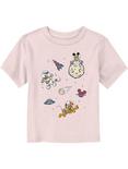 Disney Mickey Mouse Cosmo Mickey And Friends Toddler T-Shirt, LIGHT PINK, hi-res