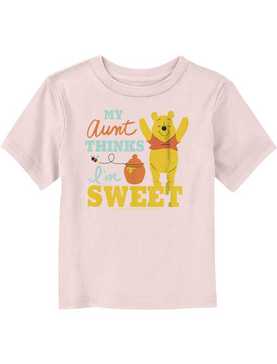 Disney Winnie The Pooh My Aunt Thinks I'm Sweet Toddler T-Shirt, , hi-res