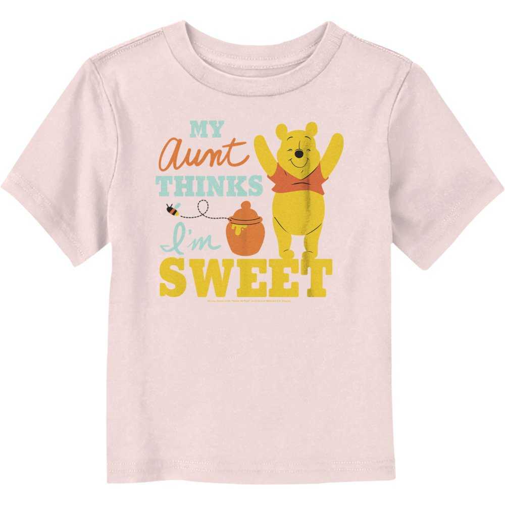 Disney Winnie The Pooh My Aunt Thinks I'm Sweet Toddler T-Shirt, , hi-res