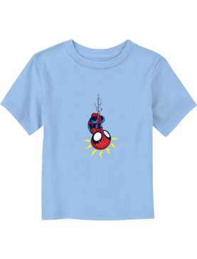 Marvel Spider-Man Upside Down Web Spidey Toddler T-Shirt, , hi-res