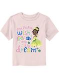 Disney The Princess And The Frog One Big Dream Tiana Toddler T-Shirt, LIGHT PINK, hi-res