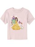 Disney Beauty And The Beast Belle Toddler T-Shirt, LIGHT PINK, hi-res
