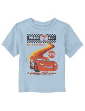 Disney Pixar Cars Lightning McQueen Speed Toddler T-Shirt, , hi-res