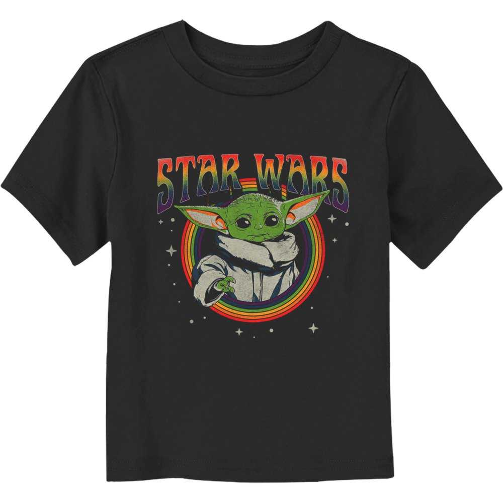 Star Wars The Mandalorian Rainbow Grogu Toddler T-Shirt, , hi-res