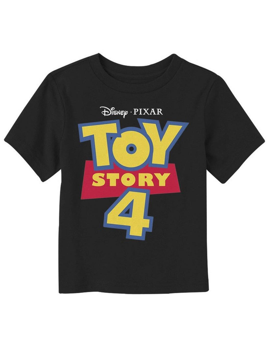 Disney Pixar Toy Story 4 Full Logo Toddler T-Shirt, BLACK, hi-res