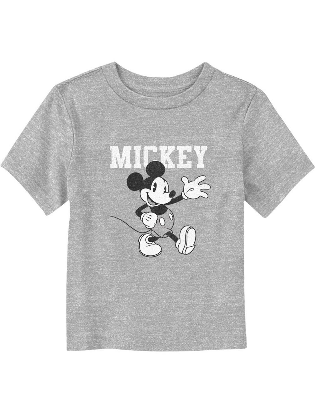 Disney Mickey Mouse Vintage Black & White Toddler T-Shirt, ATH HTR, hi-res