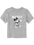 Disney Mickey Mouse Vintage Black & White Toddler T-Shirt, ATH HTR, hi-res