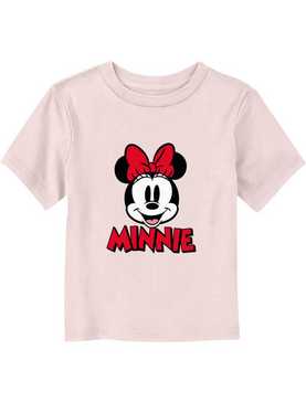 Disney Minnie Mouse Classic Face Toddler T-Shirt, , hi-res