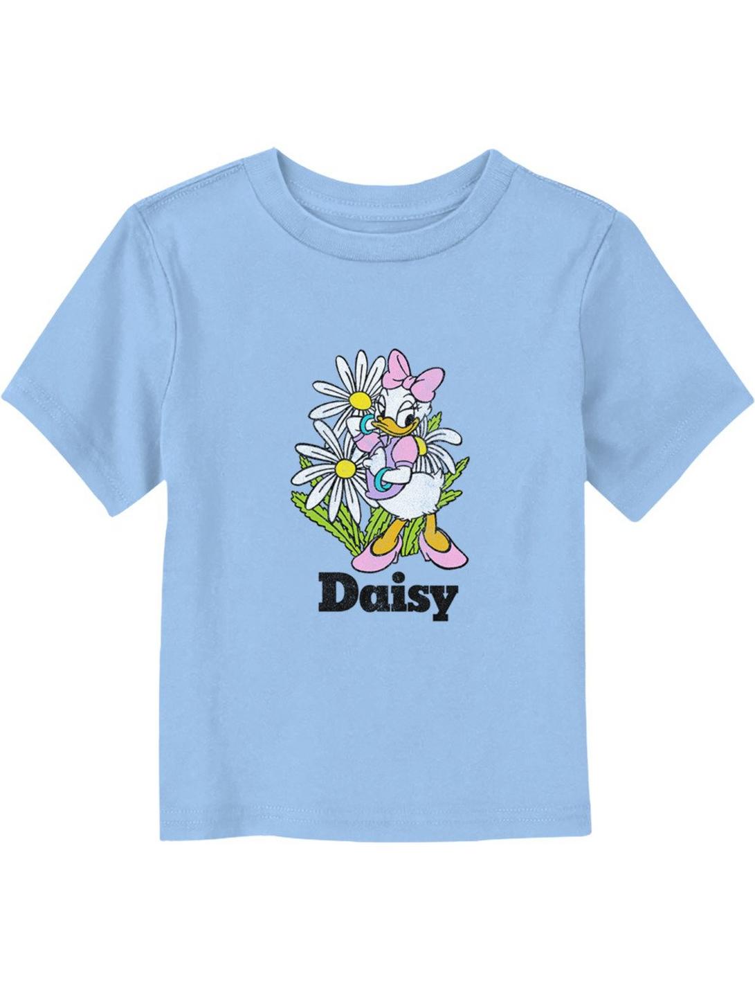 Disney Daisy Duck Daisies Toddler T-Shirt, LT BLUE, hi-res