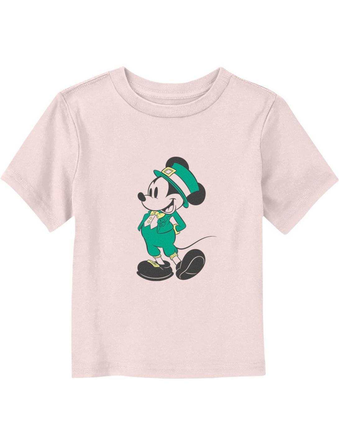 Disney Mickey Mouse Leprechaun Mickey Toddler T-Shirt, LIGHT PINK, hi-res
