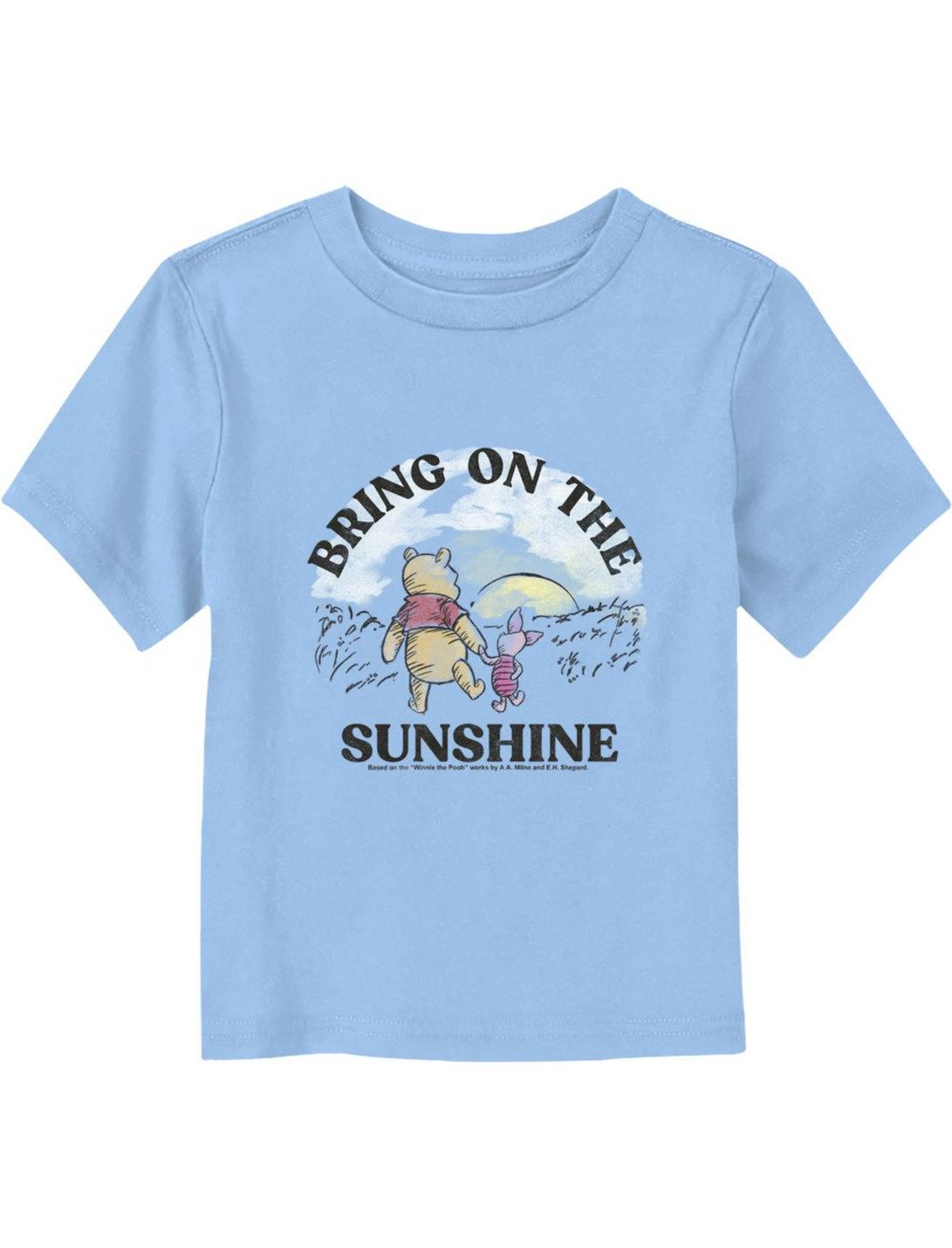 Disney Winnie The Pooh Bring On The Sunshine Toddler T-Shirt, LT BLUE, hi-res