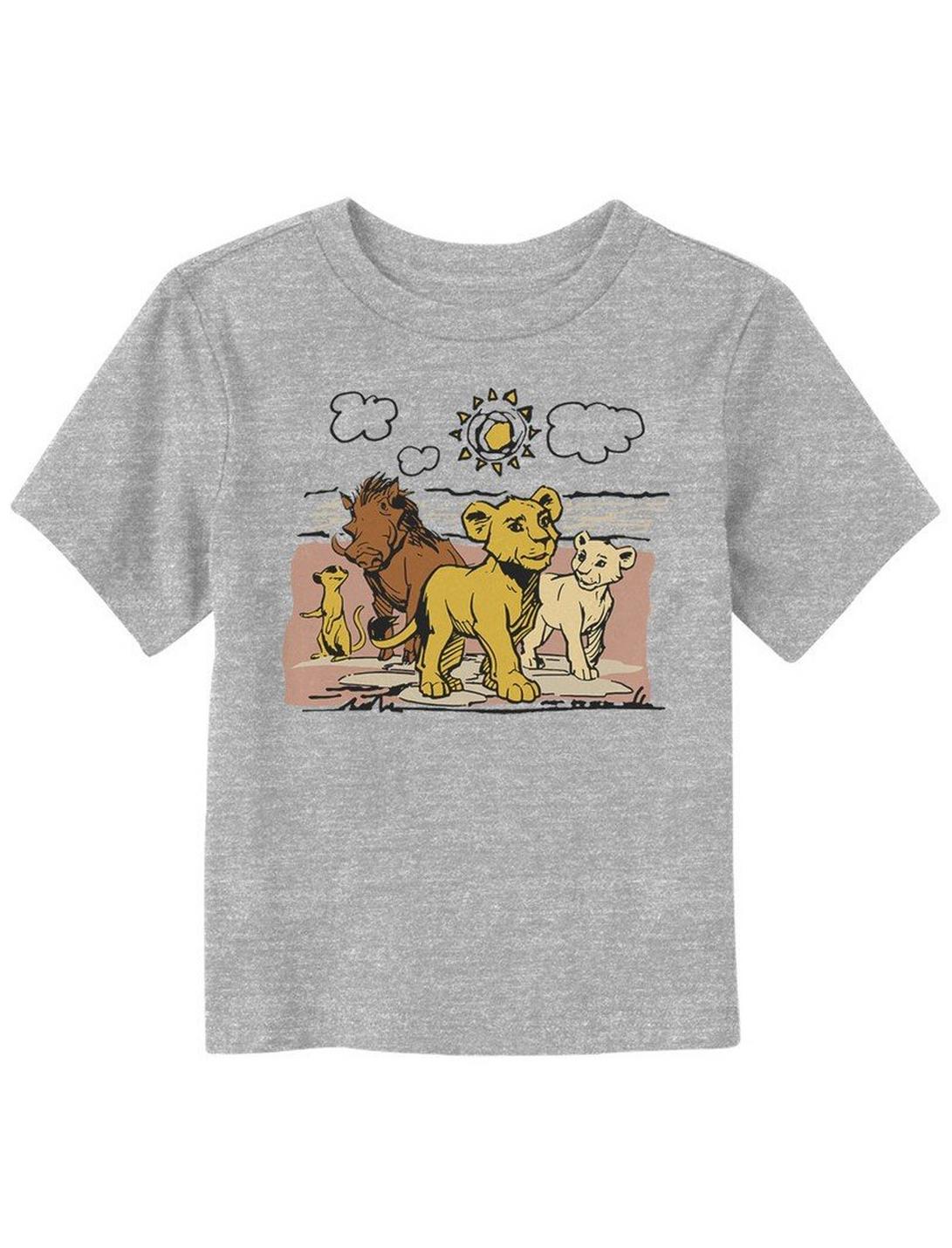 Disney The Lion King Hakuna Matata Group Toddler T-Shirt, ATH HTR, hi-res