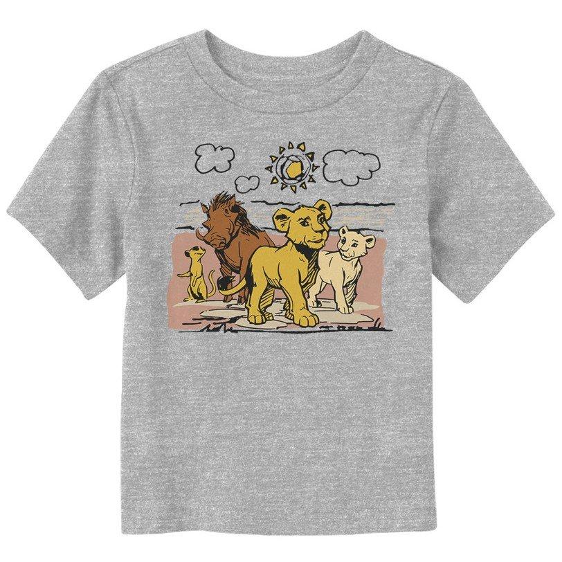 Disney The Lion King Hakuna Matata Group Toddler T-Shirt, ATH HTR, hi-res