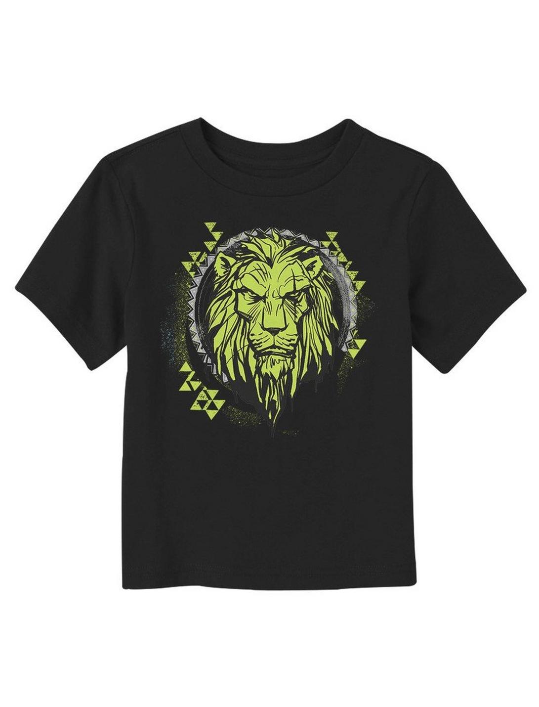 Disney The Lion King Logo Scar Toddler T-Shirt, BLACK, hi-res