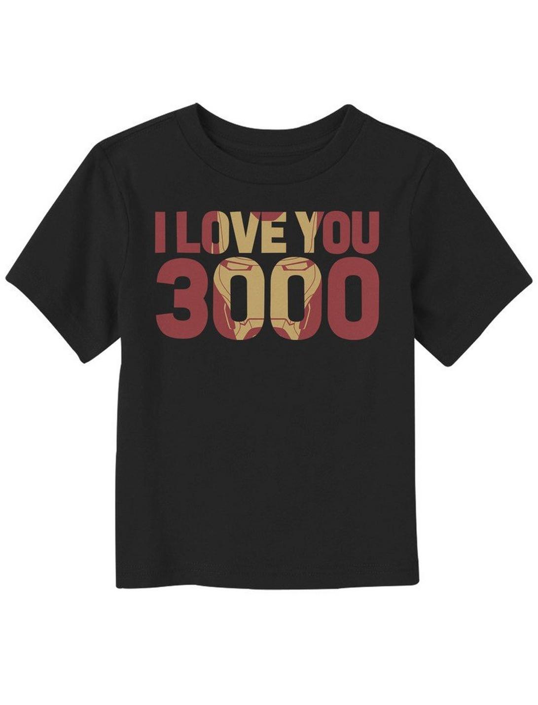 Marvel Avengers I Love You 3000 Toddler T-Shirt, BLACK, hi-res