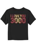 Marvel Avengers I Love You 3000 Toddler T-Shirt, BLACK, hi-res