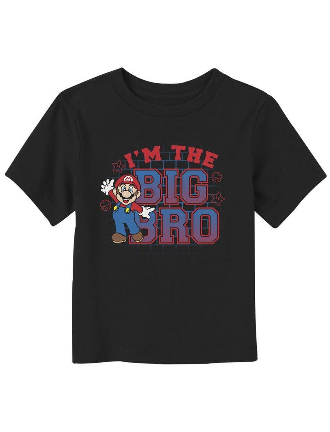 Super Mario Bros. Big Bro Mario Toddler T-Shirt, BLACK, hi-res