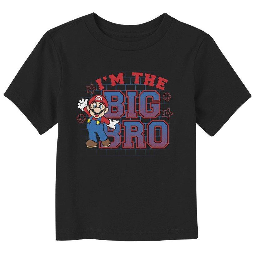 Super Mario Bros. Big Bro Mario Toddler T-Shirt, BLACK, hi-res