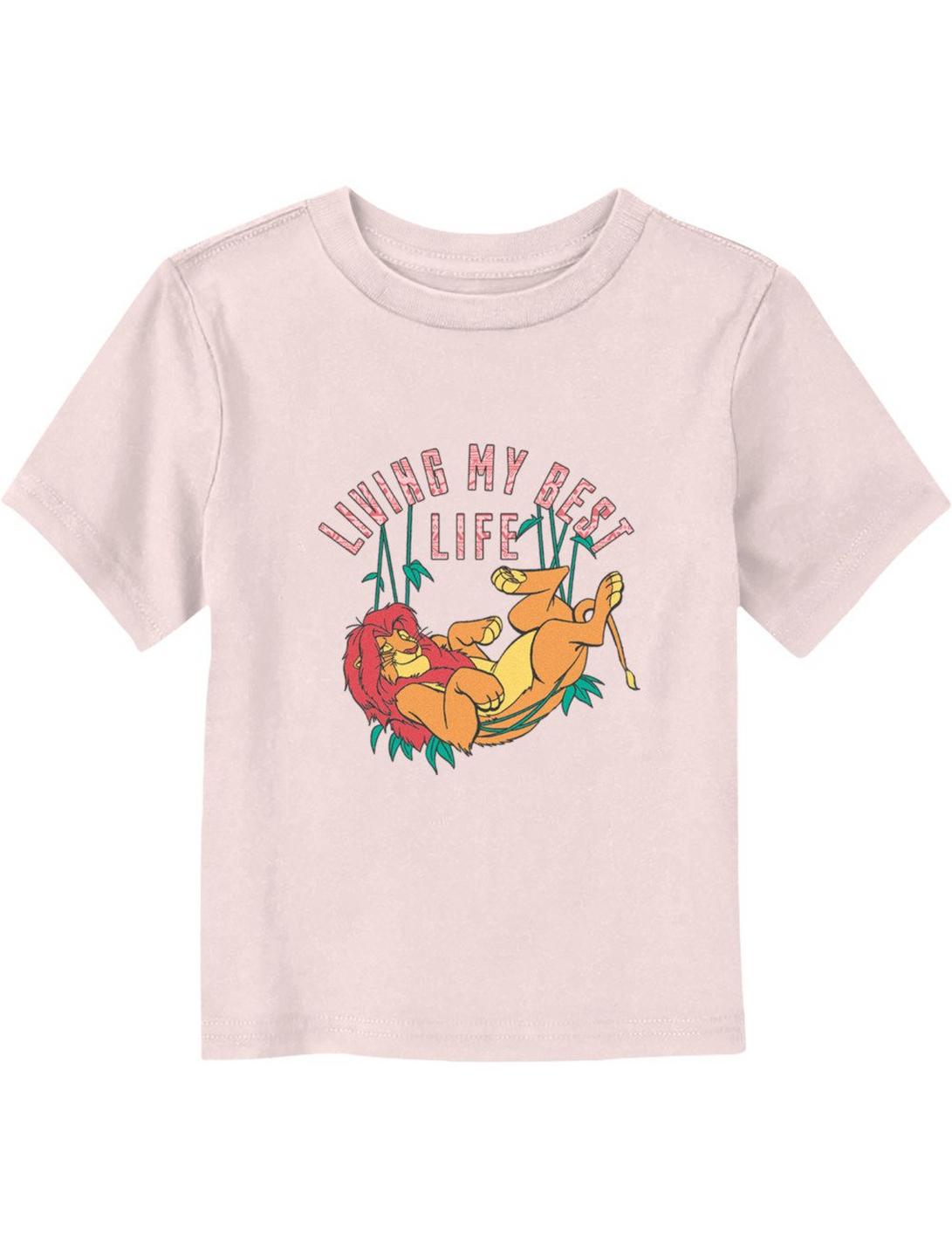 Disney The Lion King Best Life Toddler T-Shirt, LIGHT PINK, hi-res