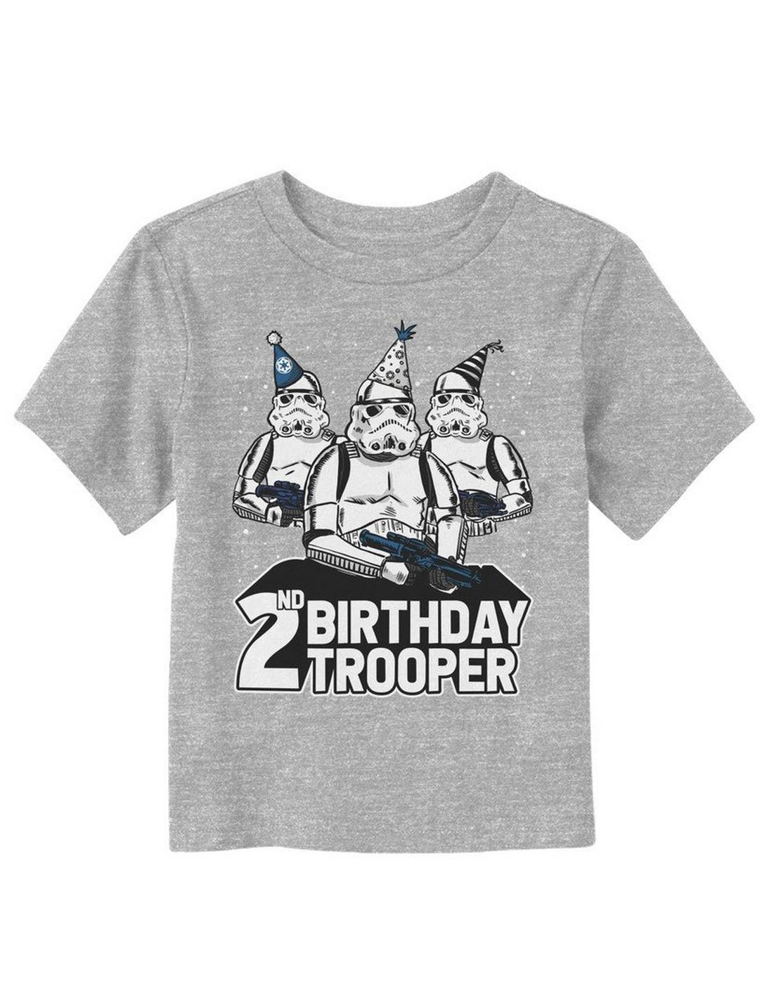 Star Wars Birthday Trooper Two Year Old Toddler T-Shirt, ATH HTR, hi-res