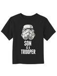 Star Wars Son Is A Trooper Toddler T-Shirt, BLACK, hi-res