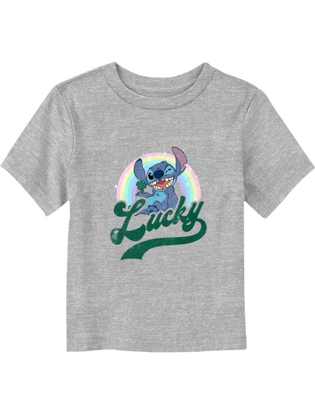Disney Lilo & Stitch Lucky Rainbow Toddler T-Shirt, ATH HTR, hi-res
