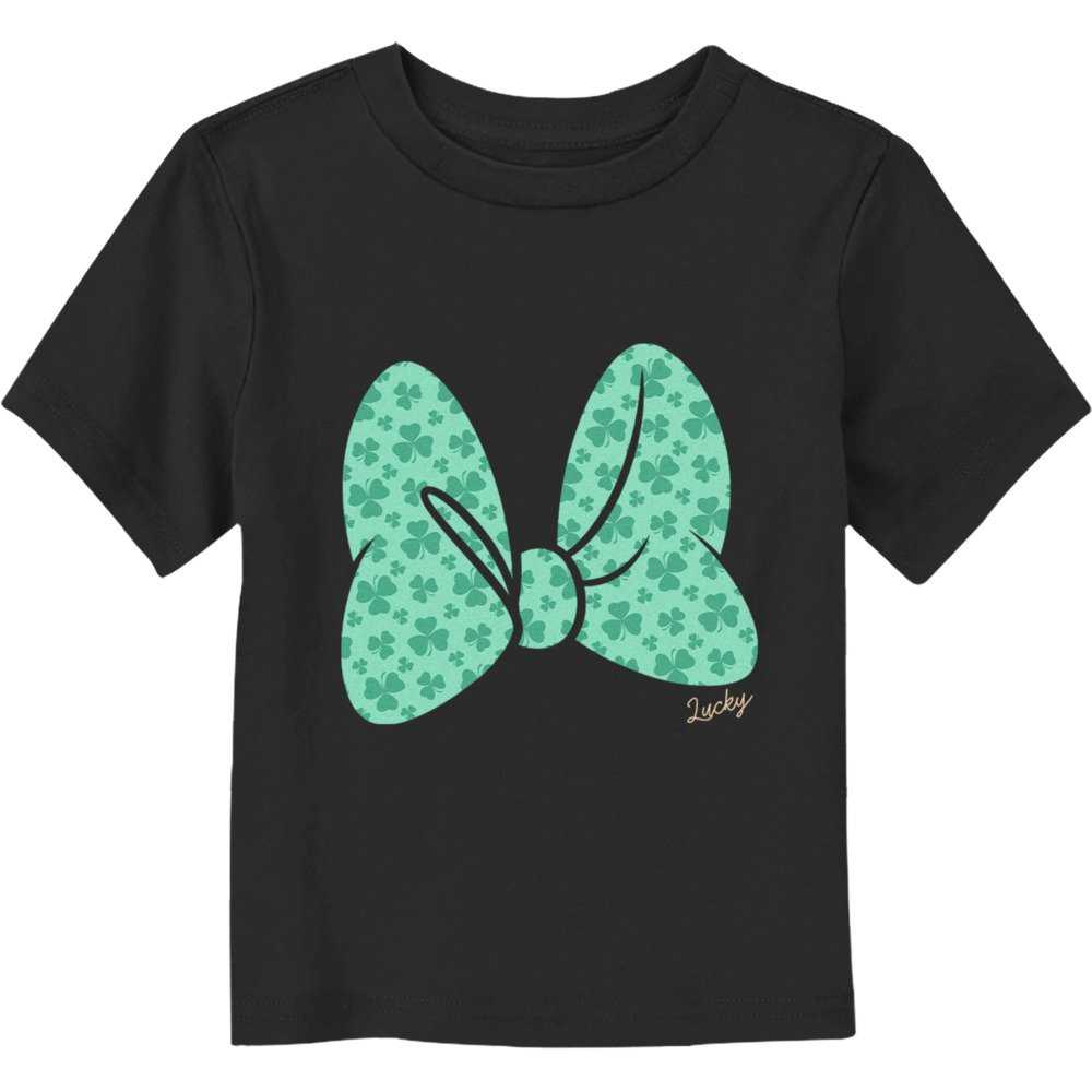 Disney Minnie Mouse Clover Bow Toddler T-Shirt, , hi-res