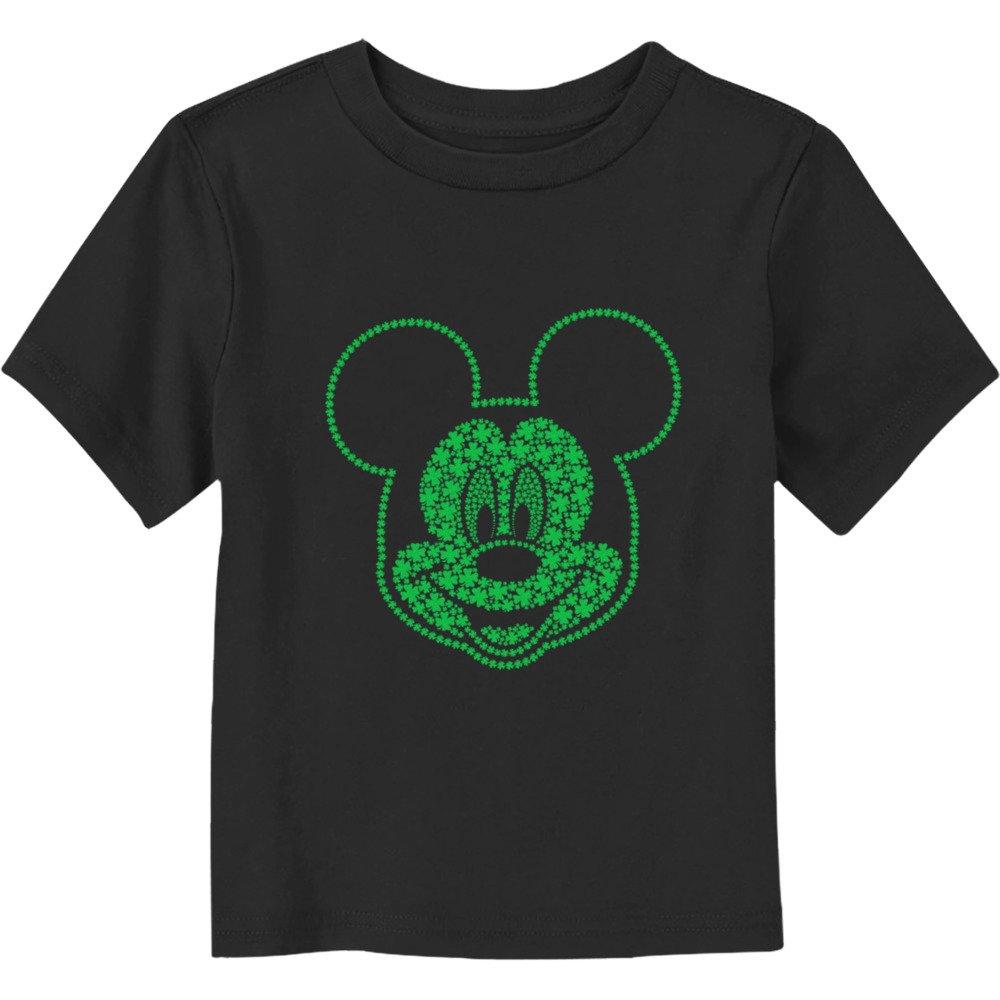 Disney Mickey Mouse Outline Shamrocks Toddler T-Shirt, , hi-res