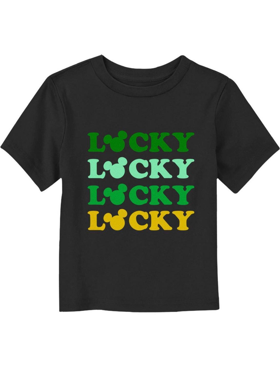 Disney Mickey Mouse Lucky Stack Toddler T-Shirt, BLACK, hi-res