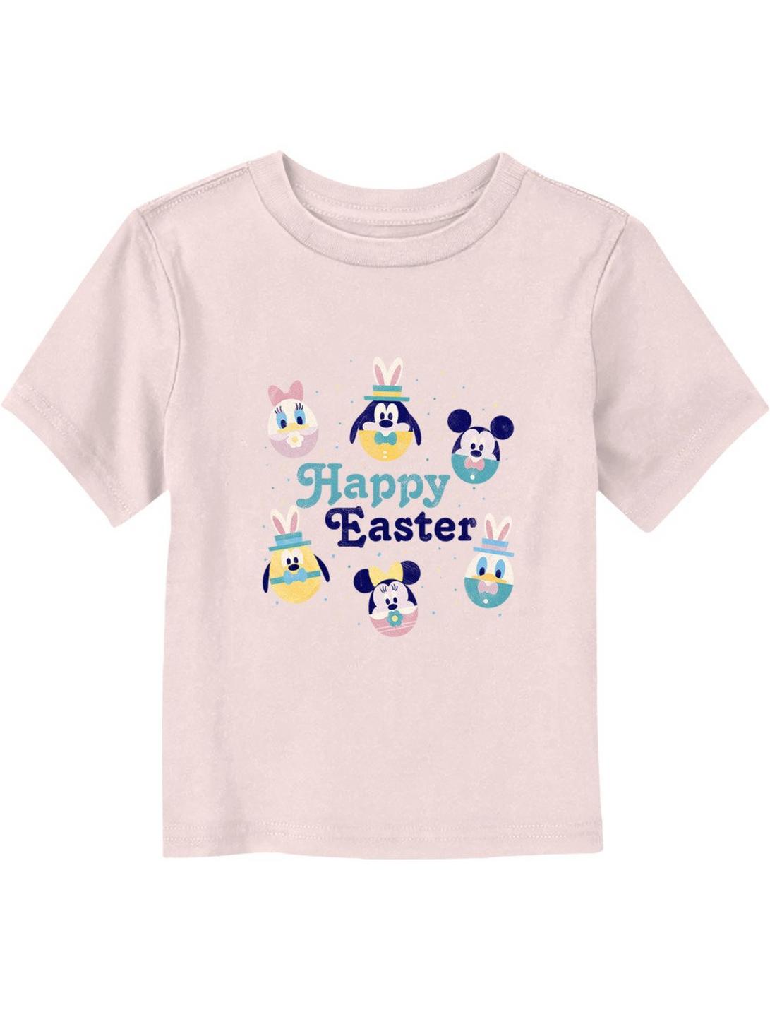 Disney Mickey Mouse Happy Easter Egg Squad Toddler T-Shirt, LIGHT PINK, hi-res