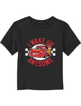 Disney Pixar Cars Wake Up Awesome Lightning McQueen Toddler T-Shirt, , hi-res