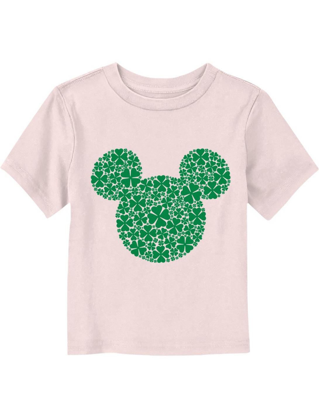 Disney Mickey Mouse Clover Fill Toddler T-Shirt, LIGHT PINK, hi-res