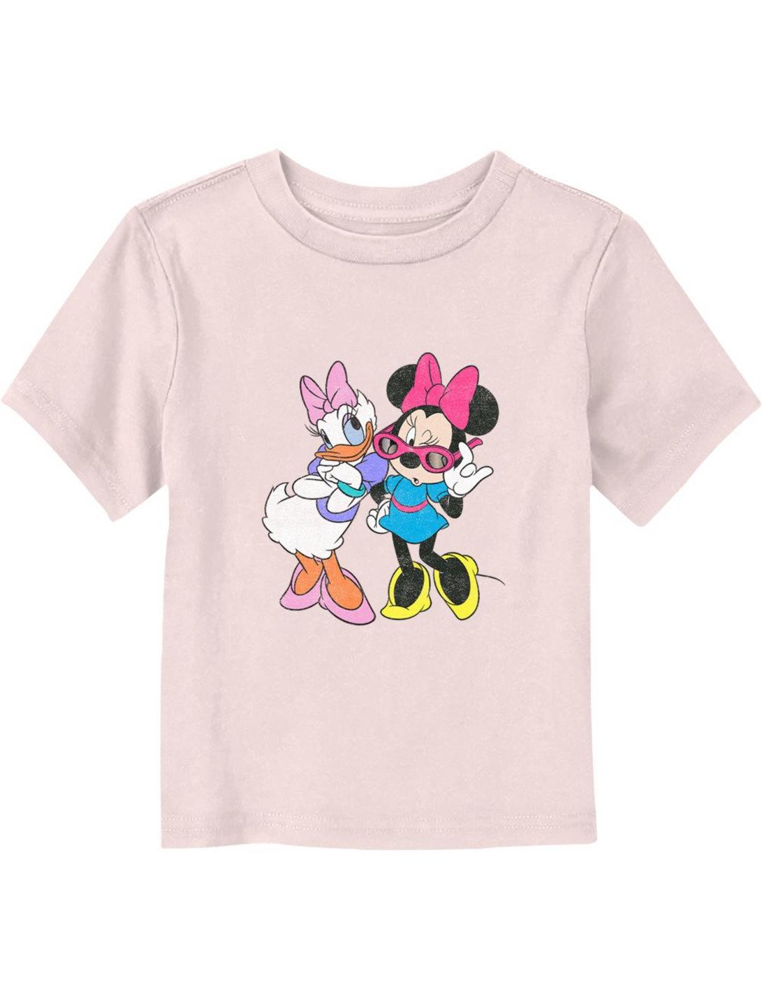 Disney Minnie Mouse And Daisy Duck Toddler T-Shirt, LIGHT PINK, hi-res