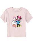 Disney Minnie Mouse And Daisy Duck Toddler T-Shirt, LIGHT PINK, hi-res