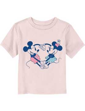 Disney Mickey Mouse Heart Pair Mickey Mouse Toddler T-Shirt, , hi-res