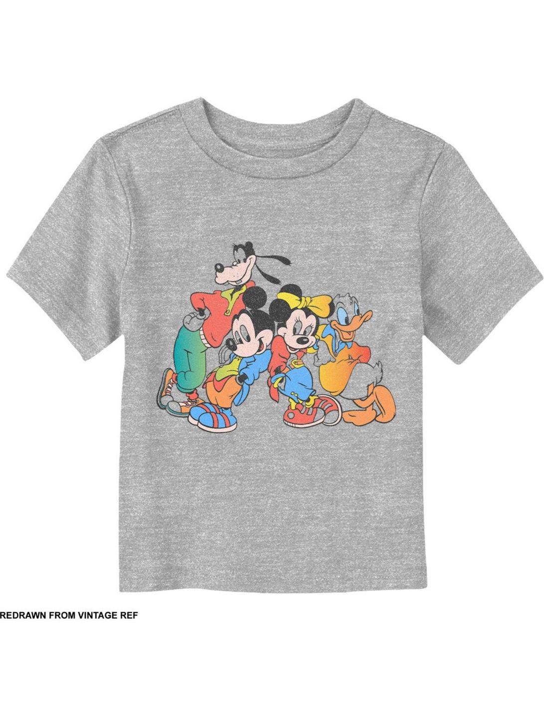 Disney Mickey Mouse Cali Retro Toddler T-Shirt, ATH HTR, hi-res