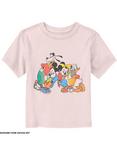 Disney Mickey Mouse Cali Retro Toddler T-Shirt, LIGHT PINK, hi-res