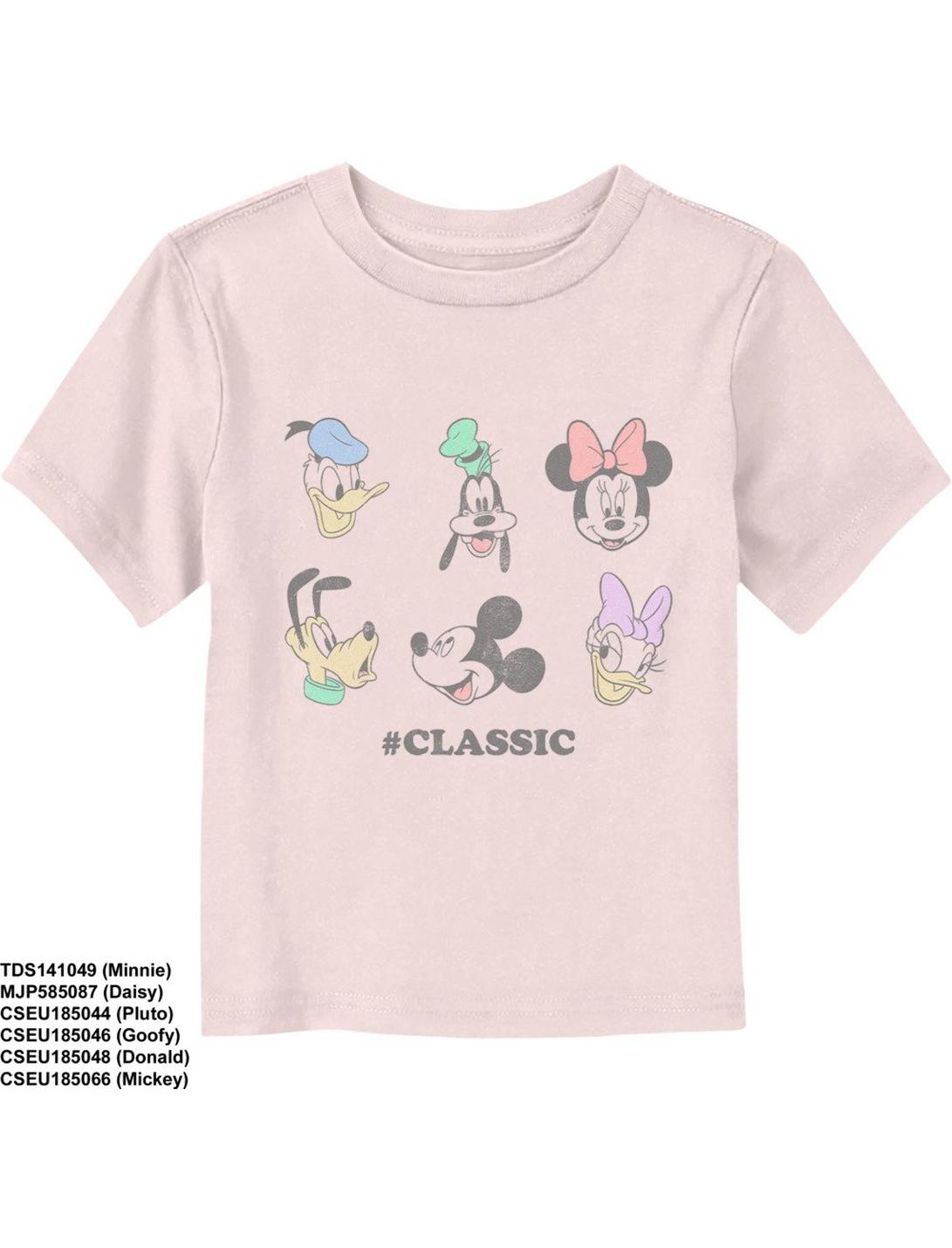 Disney Mickey Mouse Classic Heads Toddler T-Shirt, LIGHT PINK, hi-res