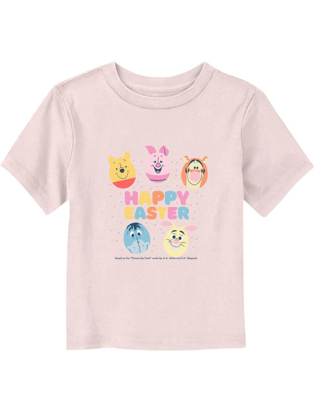 Disney Winnie The Pooh Egg Pals Happy Easter Toddler T-Shirt, LIGHT PINK, hi-res