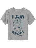 Marvel Guardians Of The Galaxy I Am Groot Toddler T-Shirt, ATH HTR, hi-res