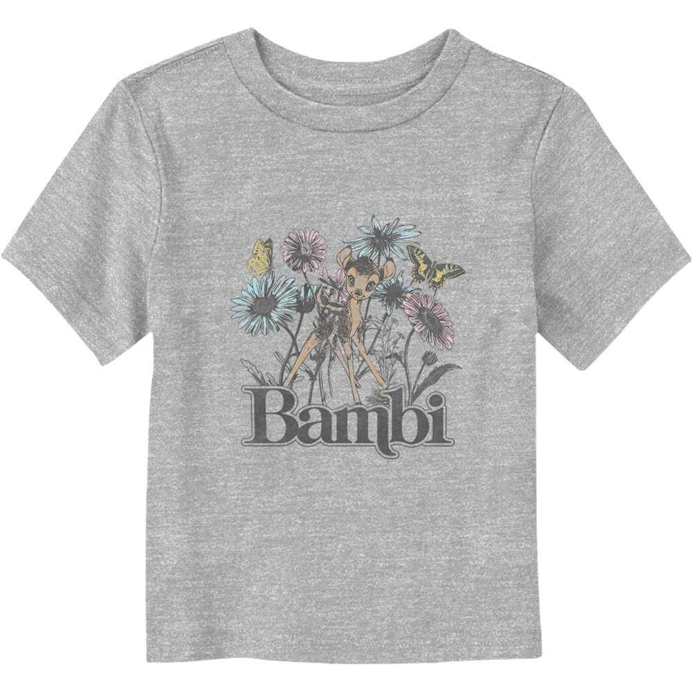 Disney Bambi Watercolor Floral Toddler T-Shirt, , hi-res